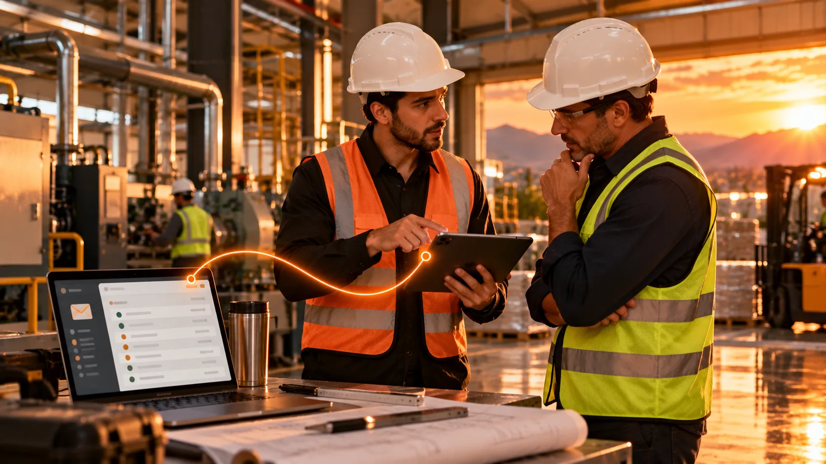 Correos y visitas a empresas industriales con detección de necesidades